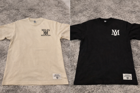 Miles & Meditation™ Intentional Tee | Premium 100% Cotton Mindful T-Shirt